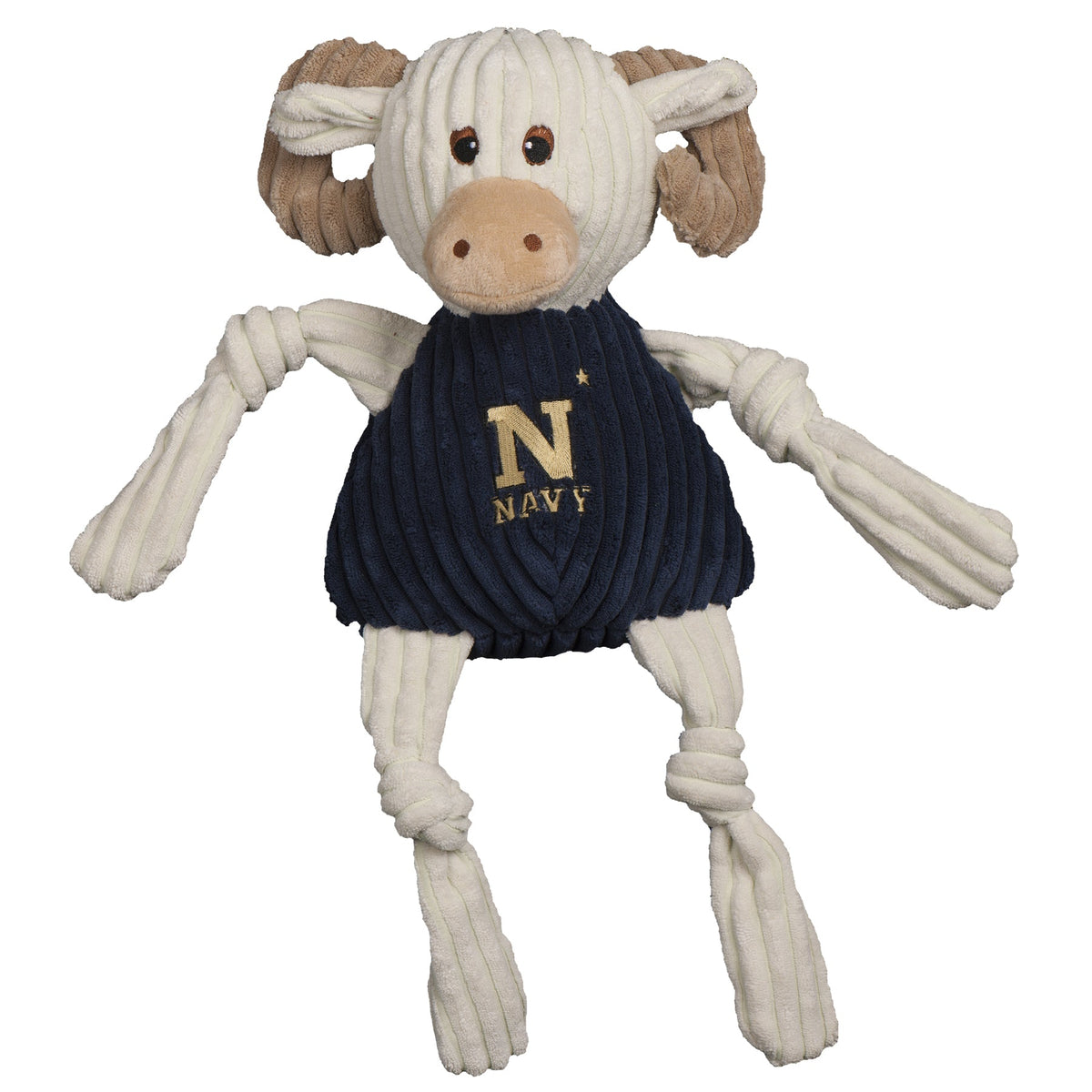 NCAA U.S. Naval Academy, Bill the Goat Knottie® Plush Dog Toy