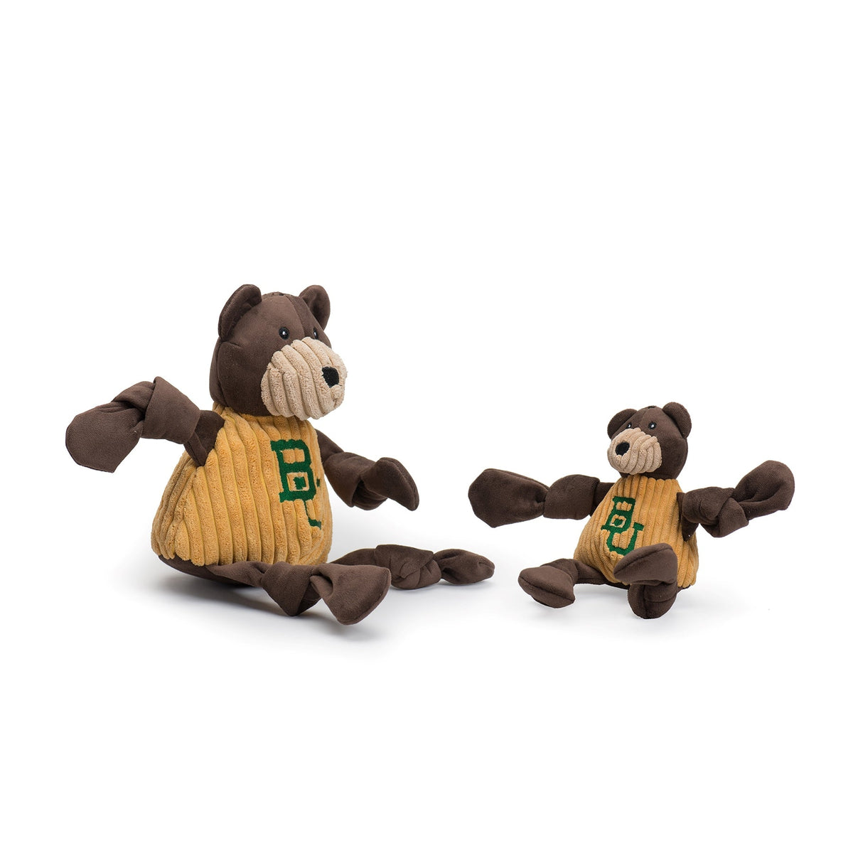 NCAA Baylor University, Bruiser the Bear Knottie® Plush Dog Toy