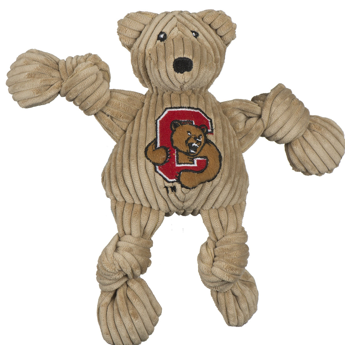 NCAA Cornell University, Big Red Bear Knottie® Plush Dog Toy